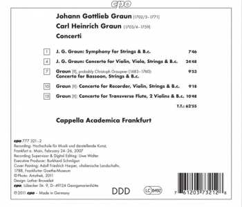 CD Carl Heinrich Graun: Concerti