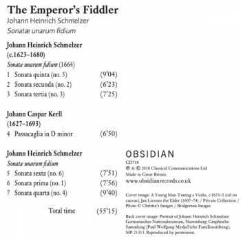 CD Johann Heinrich Schmelzer: The Emperor's Fiddler