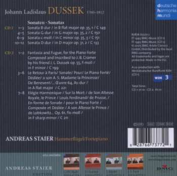 2CD/Box Set Andreas Staier: Sonatas (Fantasia And Fugue)