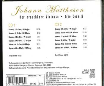 2CD Johann Mattheson: Der Brauchbare Virtuoso
