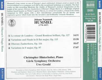 CD Johann Nepomuk Hummel: Oberon´s Magic Horn (Fantasy) • Grand Rondeau Brillant • Variations And Finale