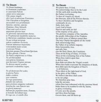 CD Johann Nepomuk Hummel: Missa Solemnis / Te Deum