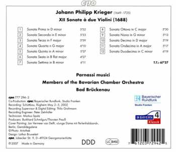 CD Parnassi Musici: Trio Sonatas