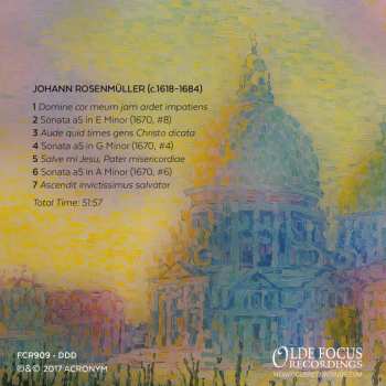 CD Johann Rosenmüller: Johann Rosenmüller In Exile