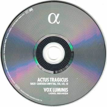 CD Johann Sebastian Bach: Actus Tragicus (Bach Cantatas BWV 106, 150, 131, 12)