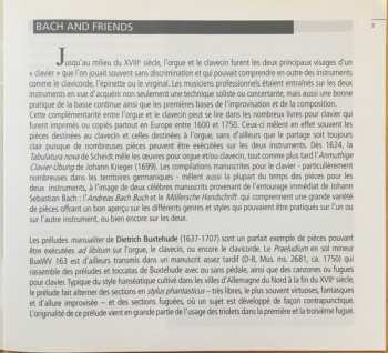 CD Johann Sebastian Bach: Bach And Friends: Œuvres de J.S. Bach, Buxtehude, Pachelbel, Böhm ...
