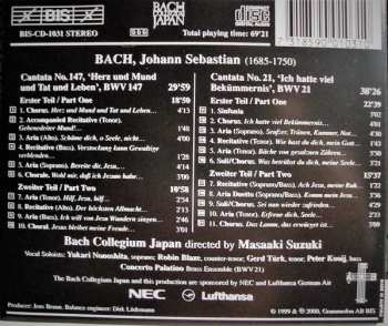 CD Johann Sebastian Bach: Cantatas 12 : BWV 147 Herz Und Mund Tat Und Leben - BWV 21 Ich Hatte Viel Bekümmernis ( Leipzig Version )