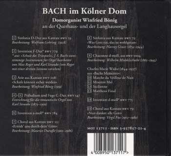 CD Johann Sebastian Bach: Bach Im Kölner Dom