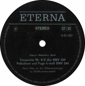 LP Johann Sebastian Bach: Bachs Orgelwerke Auf Silbermannorgeln  2