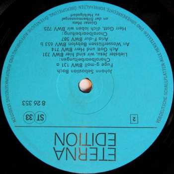 LP Johann Sebastian Bach: Orgelwerke 20