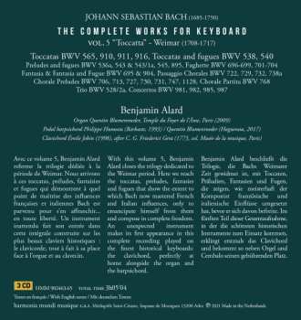 3CD/Box Set Johann Sebastian Bach: The Complete Works For Keyboard 5: "Weimar 1708-1717" - Toccatas & Fugues