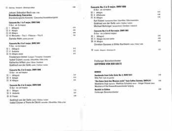 DVD Johann Sebastian Bach: Brandenburg Concertos