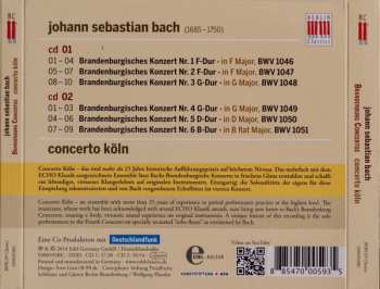 2CD Johann Sebastian Bach: Brandenburg Concertos