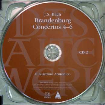 2CD Johann Sebastian Bach: Brandenburg Concertos 1 - 6