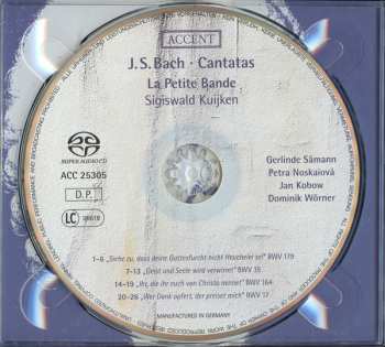 SACD Johann Sebastian Bach: Cantatas BWV 179 - 35 - 164 -17 ›Geist Und Seele Wird Verwirret‹