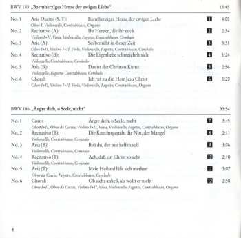 CD Johann Sebastian Bach: Cantatas BWV 185-187