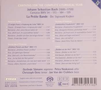 SACD Johann Sebastian Bach: Cantatas BWV 34 - 173 - 184 - 129 Pfingst-Kantaten