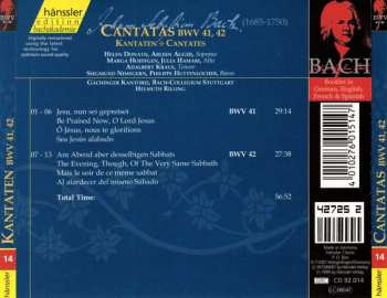CD Johann Sebastian Bach: Cantatas BWV 41, 42