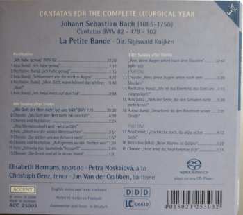 SACD Johann Sebastian Bach: Cantatas BWV 82 - 178 - 102 ›Ich Habe Genug‹