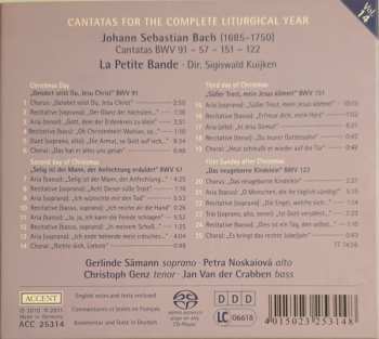 SACD Johann Sebastian Bach: Cantatas BWV 91 - 57 - 151 - 122 ›Weihnachts-Kantaten‹