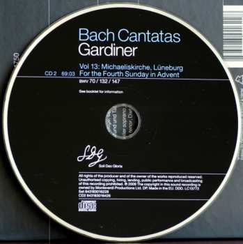 2CD Johann Sebastian Bach: Cantatas Vol. 13: Köln / Lüneburg