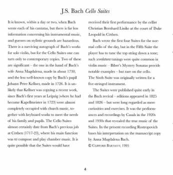 2CD Johann Sebastian Bach: Cello-Suiten = Cello Suites =  Suites Pour Violoncelle