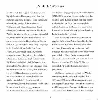 2CD Johann Sebastian Bach: Cello-Suiten = Cello Suites =  Suites Pour Violoncelle