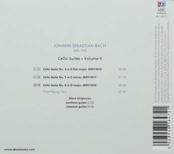 CD Johann Sebastian Bach: Cello Suites, Volume II