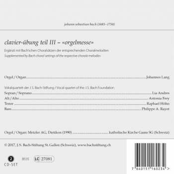 2CD Johann Sebastian Bach: Clavierübung Teil III