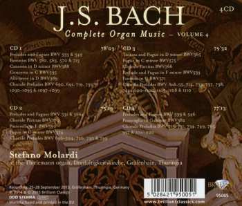 4CD Johann Sebastian Bach: Complete Organ Music, Volume 4