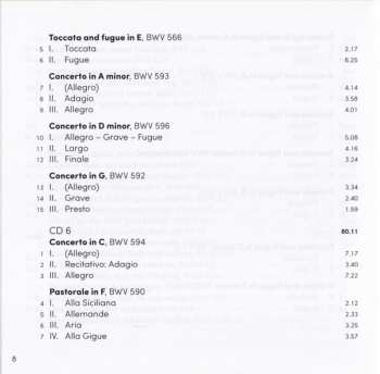 15CD/Box Set Johann Sebastian Bach: Complete Works For Organ