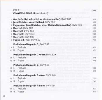 15CD/Box Set Johann Sebastian Bach: Complete Works For Organ