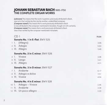 15CD/Box Set Johann Sebastian Bach: Complete Works For Organ