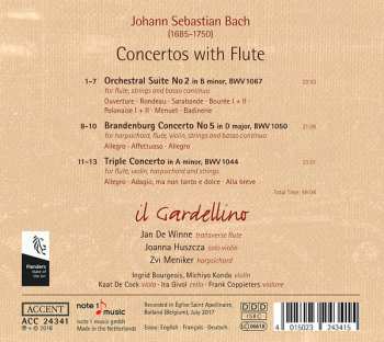 CD Johann Sebastian Bach: Concertos With Flute