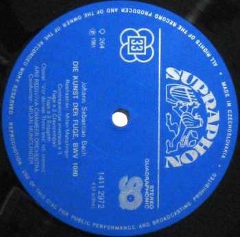 2LP Johann Sebastian Bach: Die Kunst Der Fuge