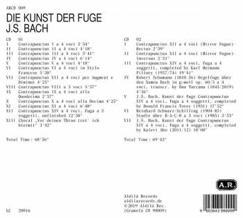 2CD Johann Sebastian Bach: Die Kunst Der Fuge