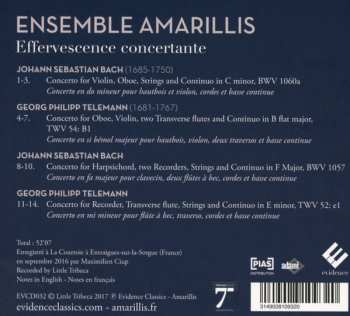 CD Johann Sebastian Bach: Effervescence Concertante
