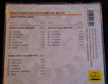 2CD Johann Sebastian Bach: The Koroliov Series, Vol. 23: Johann Sebastian Bach – Partitas, Pt. 1 BWV 825, 826, 830