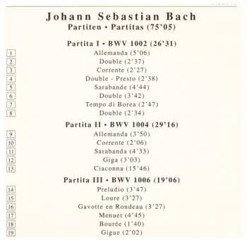 CD Johann Sebastian Bach: Partiten