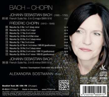 CD Johann Sebastian Bach: French Suites / Mazurkas
