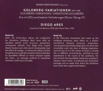 2CD Johann Sebastian Bach: Goldberg Variationen