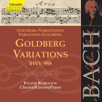 2CD Johann Sebastian Bach: Goldberg-Variationen = Variations Goldberg = Goldberg Variations BWV 988