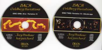2CD Johann Sebastian Bach: Goldberg Variations