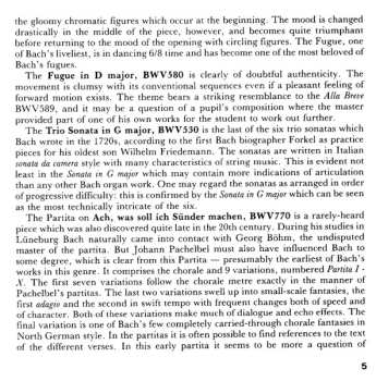 CD Johann Sebastian Bach: Preludes And Fugues / Trio Sonata In G Major / Partita "Ach Was Soll Ich..."