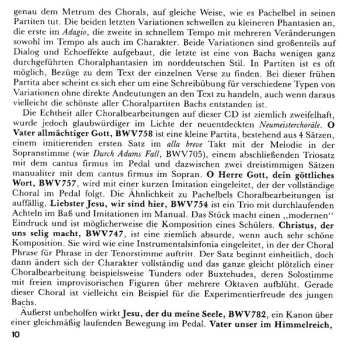 CD Johann Sebastian Bach: Preludes And Fugues / Trio Sonata In G Major / Partita "Ach Was Soll Ich..."