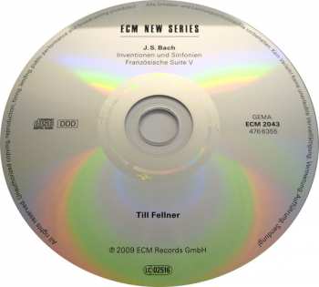 CD Johann Sebastian Bach: Inventionen Und Sinfonien / Französische Suite V