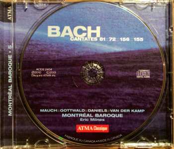 CD Johann Sebastian Bach: L’Epiphanie Bach Cantates 81:: 72:: 156:: 155