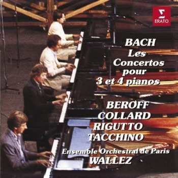 CD Johann Sebastian Bach: Les Concertos Pour 3 Et 4 Pianos
