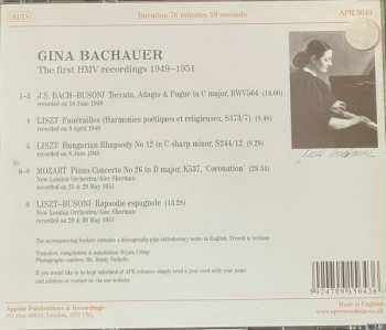 CD Johann Sebastian Bach: The First HMV Recordings