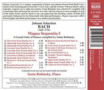 CD Johann Sebastian Bach: Magna Sequentia I - A Grand Suite Of Dances